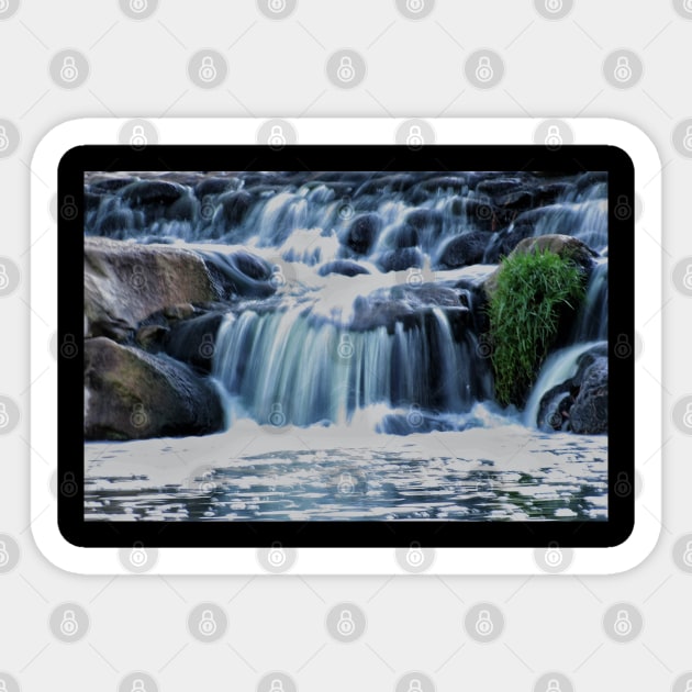 Waterfall in miniature 2 Sticker by Photography_fan